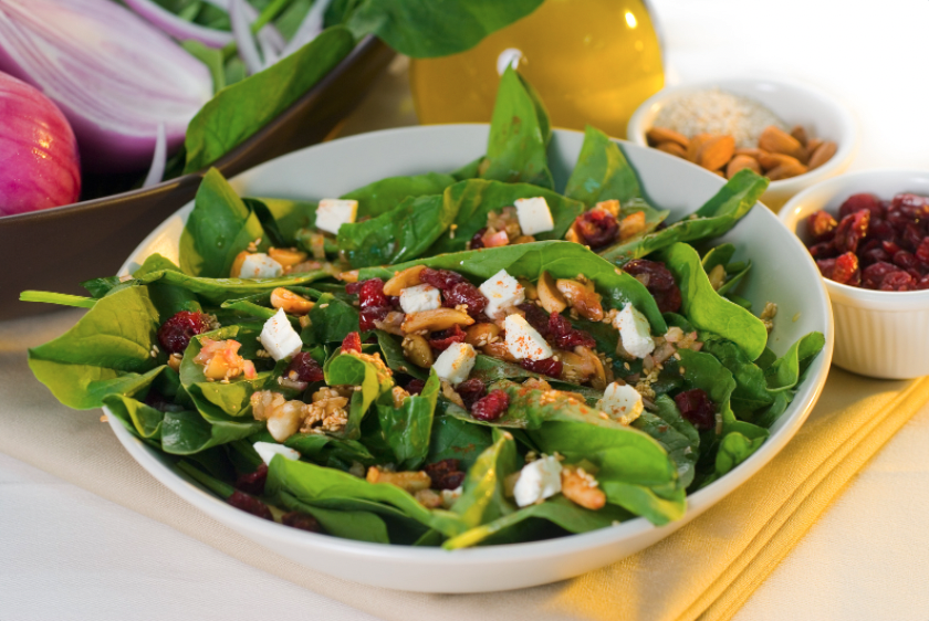 Mobile Meals Spinach Salad Recipe